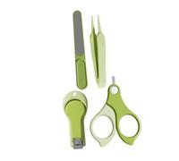 ibasenice Kit Tagliaunghie Per Ragazzo Ragazza Ragazza Forbici e Pinzette Manicure Per Ragazzo Design Antiscivolo e Taglio Preciso Per Cura Delle Unghie