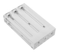 ibasenice Kit Tester Pressione Olio Motore Acrilico 3 Fori Comparatore Qualità Olio Trasmissione Strumento Diagnostico Auto per Controllo Viscosità e Test Pressione Carburante