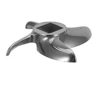 ibasenice Lama per Tritacarne in Acciaio Inox 12#, Coltello Quadrato 0,47" Diametro 2,48", Accessorio per Macinazione Carne e Insaccati, Ricambio Facile da Installare per Uso Cucina