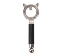 ibasenice Magnete a doppia testa a forma di occhio di gatto per unghie, magnete per unghie a forma di orecchio di gatto, portatile e multifunzione per manicure fai da te a casa o in salone, nero