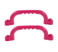 ibasenice Maniglie Sicurezza Antiscivolo per Arrampicata Set Plastica Resistente Rosa Grip per Strutture Indoor e Outdoor