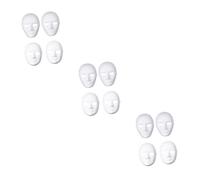 ibasenice Maschera Dottor Giniu 12 Pz Maschere Chiede Il Ballo Di Fine Anno Opera Chiede Donne Di Halloween Pasta Di Carta Chiede Di Pittura Costume Festa Fai Da Te Gatto Volpe Vuoto Bianca