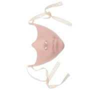 ibasenice Maschera per Metà Viso in Plastica Color Pelle Chiara Maschera da Festa e Carnevale per Giochi di Ruolo e Spettacoli Teatrali per Donne e Uomini Adatta a Eventi