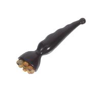 ibasenice Massaggiatore Occhi in Legno Naturale con Forma Corno di Pecora Bastoncino Acupressione per Viso Aromaterapia Rilassante Penna Massaggiante per Applicazione Crema Contorno Occhi