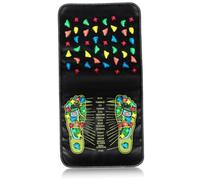 ibasenice Massaggiatore Piedi in Pietra Rettangolare Tappetino Massaggiante per del Corpo e Solletico alla Pianta del Piede Facile da Usare e Compatto per Relax e Sollievo Tensione