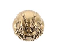 ibasenice Massaggio in Ottone con Pixiu Sfera Baoding Vintage per Esercizio Polso Strumento Portatile per Manuale e Decorazione Feng Shui per Anziani e Professionisti