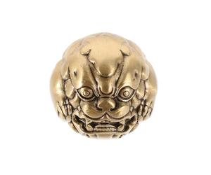 ibasenice Massaggio in Ottone con Pixiu Sfera Baoding Vintage per Esercizio Polso Strumento Portatile per Manuale e Decorazione Feng Shui per Anziani e Professionisti