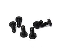 ibasenice Meccaniche Per Chitarra Acustica - 6 Pezzi - Vite - Accessorio Per Chitarra - Viti Per Ponti A Due Bracci Nere - Lime Per Capotasto Incluse