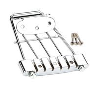 ibasenice Metal Jazz Guitar Tailpiece Bridge String Sostituzione Facile Intonazione Precisa Resistente Accessorio Per Chitarra Archtop