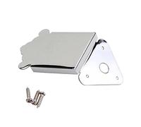 ibasenice Metal Triangle Mandolin Tailpiece Facile Installazione e Cambio Corde Accessorio Decorativo Per Mandolino e Chitarra Colore Cromato