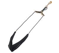 ibasenice Microfiber Leather Saxophone Strap with Adjustable Shoulder Support Comfortable Sax Harness for Tenor Soprano Instruments Includes Metal Hook for Easy Use