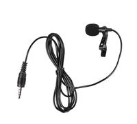 ibasenice Microfono a Clip per Lezioni Mini Microfono a Condensatore Jack da 3 5 Mm per Registrazione Telefonica Pc Canto