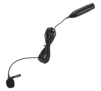 ibasenice Microfono Lavalier Professionale in Metallo e Plastica Interfaccia Xlr a Tre Pin, Portatile e Plug And Play per Registrazioni e Discorsi