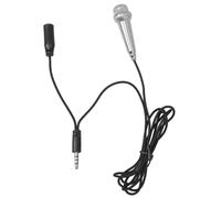 ibasenice Microfono Mini Karaoke Portatile Per Smartphone e Laptop Microfono Per Registrazioni Facile Usare Del Karaoke e Della