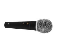 ibasenice Microfono per Realistico per Interviste Prop Microfono da Palco per Recite e Feste Allenamento Public Speaking Design Dettagliato e Aspetto Professionale