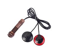 ibasenice Microfono Piezoelettrico Pickup Mandolino Sensore Trasduttore Jack 1/4 Pollice Amplifica Chitarra Banjo Violino Ukulele Doppio Trasduttore per Strumenti Musicali