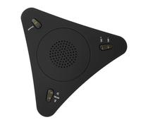 ibasenice Microfono USB Vivavoce Full-duplex Omnidirezionale Riduzione Dell’eco, Tecnologia Dsp Avanzata per Registrazione e Didattica a Distanza