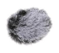 ibasenice Microfono Windscreen Cover Antivento e Copertura Fluffy Per Microfono Design Elasticizzato Per Registrazioni Esterni