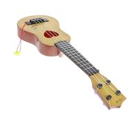 ibasenice Mini Ukulele Per Ragazzo Ragazza Giocattolo Musicale Imitato Con Corde Marrone Strumento Didattico Per Sviluppare Talento Musicale Dei Piccoli Musicisti