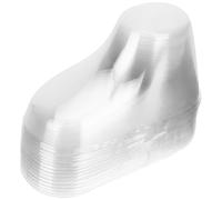 ibasenice Modelli per Scarpe Trasparenti in Pvc per 50 Paia Pratici e Resistenti Supporti per Scarpe da Ragazzo Ragazza