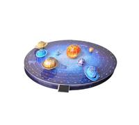 ibasenice Modellino Solare Puzzle Educativo in Carta per Pianeti Colorati Gioco Creativo per Sviluppo Capacità Manuali e Pensiero Critico Regalo per Ragazzi