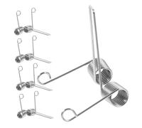 ibasenice Molle per Tasti di Strumenti in Acciaio Speciale, 5 Pezzi, Sostituzione Facile per Tromba e Corno Basso, per Esibizioni e Bande Scolastiche