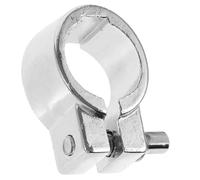 ibasenice Morsetto Limite Fusto Musicale Cremagliera Campana Campane Pioggia Di Tamburi Sulla Lingua Pinza Per Tamburo Morsetto Del Microfono Tamburo Della Lingua Serratura Metallo Silver