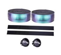 ibasenice Nastro Manubrio Bici Strada Antiscivolo Cambia Colore Tape Grip Alta Densità Assorbe Sudore Fascia Manubrio Ciclo Sicurezza Pioggia Facile da Avvolgere Senza Strumenti