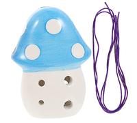 ibasenice ocarina giocattolo per ocarine strumento khaen ornamento del cruscotto dell'auto portatile bambini kiddikutter Suono i figli strumento Strumento giocattolo ceramica Sky-blue