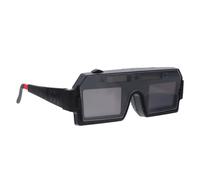 ibasenice Occhiali da Saldatura Autoscuranti, Welding Goggles, Ppt Nero, Din9-13 e Din16, Alimentazione Solare, Protezione Occhi per Taglio e Saldatura