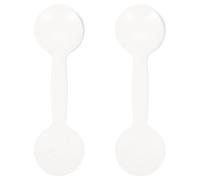 ibasenice Occlusore Oculare Portatile 2 Pezzi Piastra di Protezione Trasparente Antiscivolo per Test della Vista a Casa, Scuola e Ospedale, Strumento di Optometria per Esami Visivi Precisi