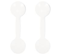 ibasenice Occlusore Oculare Professionale 2 Pezzi in Plastica Trasparente Bordi Lisci, Protezione per Test della Vista Portatile per Uso Famiglia, Scuola e Ospedale, Strumento Optometria