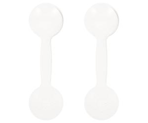 ibasenice Occlusore Oculare Professionale 2 Pezzi in Plastica Trasparente Bordi Lisci, Protezione per Test della Vista Portatile per Uso Famiglia, Scuola e Ospedale, Strumento Optometria