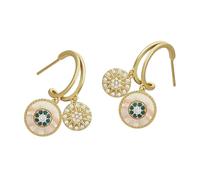 ibasenice Orecchini a Cerchio Donna in Lega Sicura Design a Forma di Mare Color Oro Leggeri e Delicati sulla Pelle Accessori Moda per Ragazze Adolescenti e Regali per Occasioni Speciali