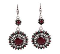 ibasenice Orecchini Donna in Stile Bohemien con Pendenti Girasole Vintage Luminosi Eleganti e Resistenti per Regalo e Uso Quotidiano