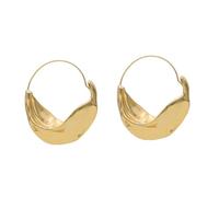 ibasenice Orecchini Pendenti a Cerchio Donna, Gioielli Per Le Orecchie in Lega Design Irregolare a Cesto Di Fiori, Accessori Eleganti Per Uso Quotidiano e Occasioni Speciali