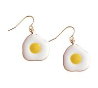 ibasenice Orecchini Pendenti a Forma di Uova in Camicia, Decorazione Orecchio, Accessori Moda per Ragazza, Leggeri e Confortevoli per Feste e Viaggi