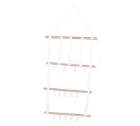 ibasenice Organizer Per Accessori Da Muro Porta Fermagli e Cerchietti Naturale Design Elegante Per Camera Bambina Salvaspazio Per Barrette e Fasce Per