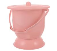 ibasenice Orinatoio Coperchio in Plastica 4l Vaso da Notte Portatile per Anziani Donne Incinte Uso Domestico da Viaggio Camera da Letto