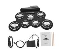 ibasenice Pad Per Batteria Elettronica Roll-up Batteria Digitale Leggera Portatile Per Esercizi Integrato Silenziosa Per Principianti