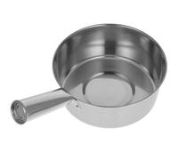 ibasenice Paletta per Acqua da Cucina in Acciaio Inox Spesso, Mestolo Robusto per Cottura e Servizio, Utensile Resistente per Riunioni ed Eventi, Facile da Pulire, Mestolo da Cucina