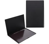 ibasenice Palette Magnetiche Vuote Portatili e Leggere per Ombretti 2 Pezzi in Abs Nero per Make Up On-the - Fai da Te Viso