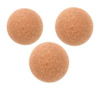 ibasenice Palline da Massaggio in Sughero 8/9/10 CM Set da 3 per Rilassamento Muscolare Rullo Manuale per Automassaggio Terapia Trigger Point per Piedi Gambe e Muscoli Portatile per
