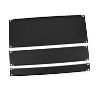 ibasenice Pannello Cieco Metallico per Rack 1u 2u 4u, Copertura Protettiva per Armadietti di Apparecchiature, Protezione Telaio e Gestione Cavi per Data Center, Set da 3 Pezzi Viti