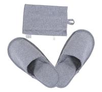 ibasenice Pantofole da Viaggio Traspiranti Pieghevoli in Cotone Suola Morbida Ciabatte Comode per Hotel e Business Leggere e Portatili per Casa Campeggio e Aereo Colore Colore Casuale