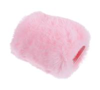 ibasenice Parabrezza Microfono Peluche Antivento Compatibile Mk4 Mk8 Copertura Sintetica Anti-sputi Riduzione Rumore per Registrazione Studio Casa Rosa