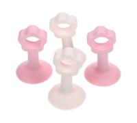 ibasenice Paracolpi per Maniglia Porta in Silicone 4 Pezzi, Protezione Muro Antiurto e Silenziosa, Flessibilità Elevata, per Ambienti Domestici