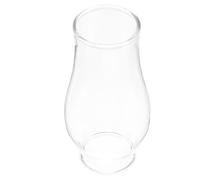 ibasenice Paralume in Vetro Vintage Antivento per Lampada a Olio, Accessorio di Ricambio Trasparente Φ3.4x9 Cm per Illuminazione di Emergenza e Uso Interno ed Esterno