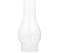 ibasenice Paralume in Vetro Vintage per Lampada ad Olio Design a Stufa, Resistente al Vento, Luce Soffusa e Accessorio Pratico per Illuminazione D'emergenza