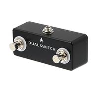 ibasenice Pedalino Elettrico Doppio Pedale Per Effetti Musicali Controller Per Chitarra Switch Momentaneo Per Pedali Di Effetti Leggero e Compatto